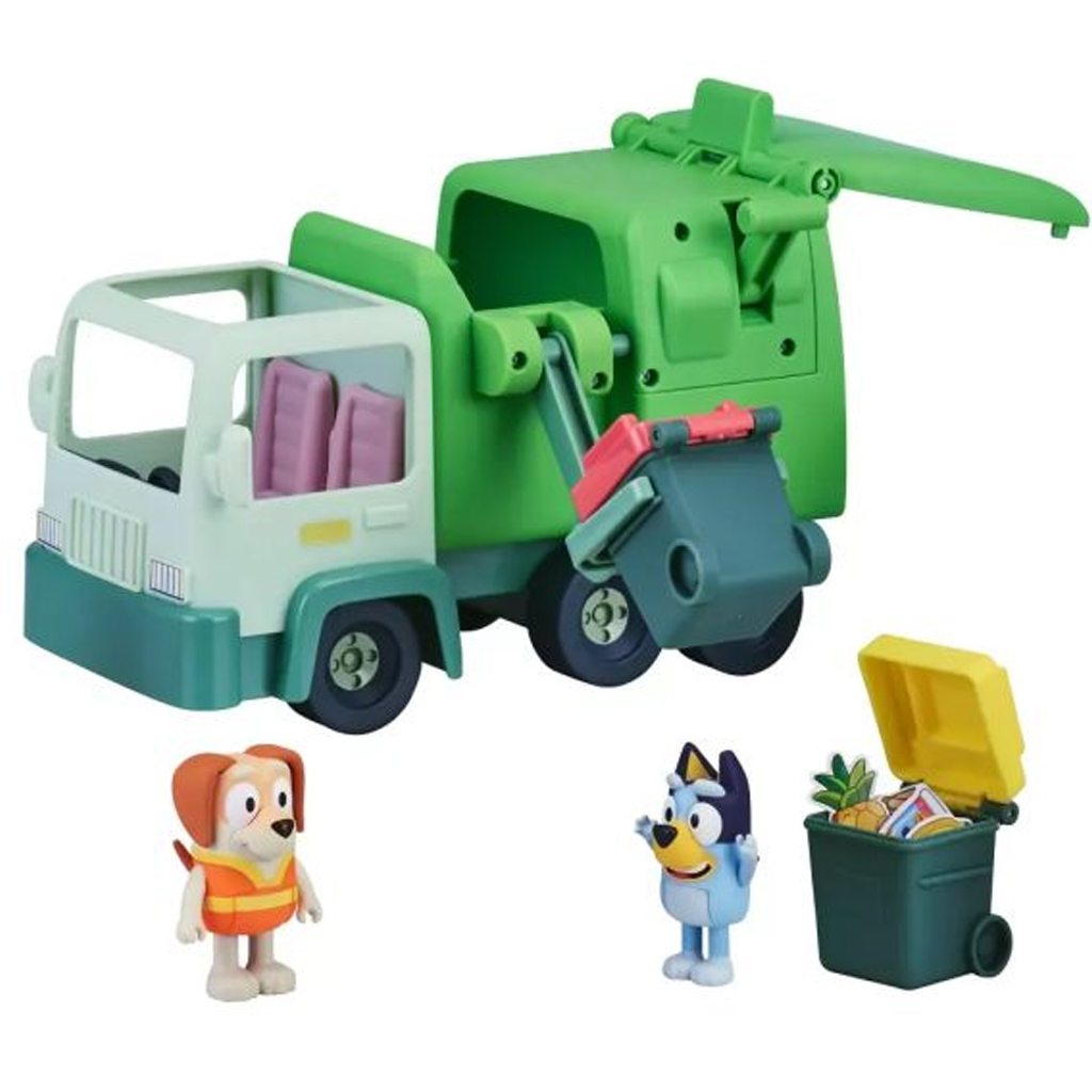Bluey: Szemetes autó játékszett Bluey és Honey figurával kép 2