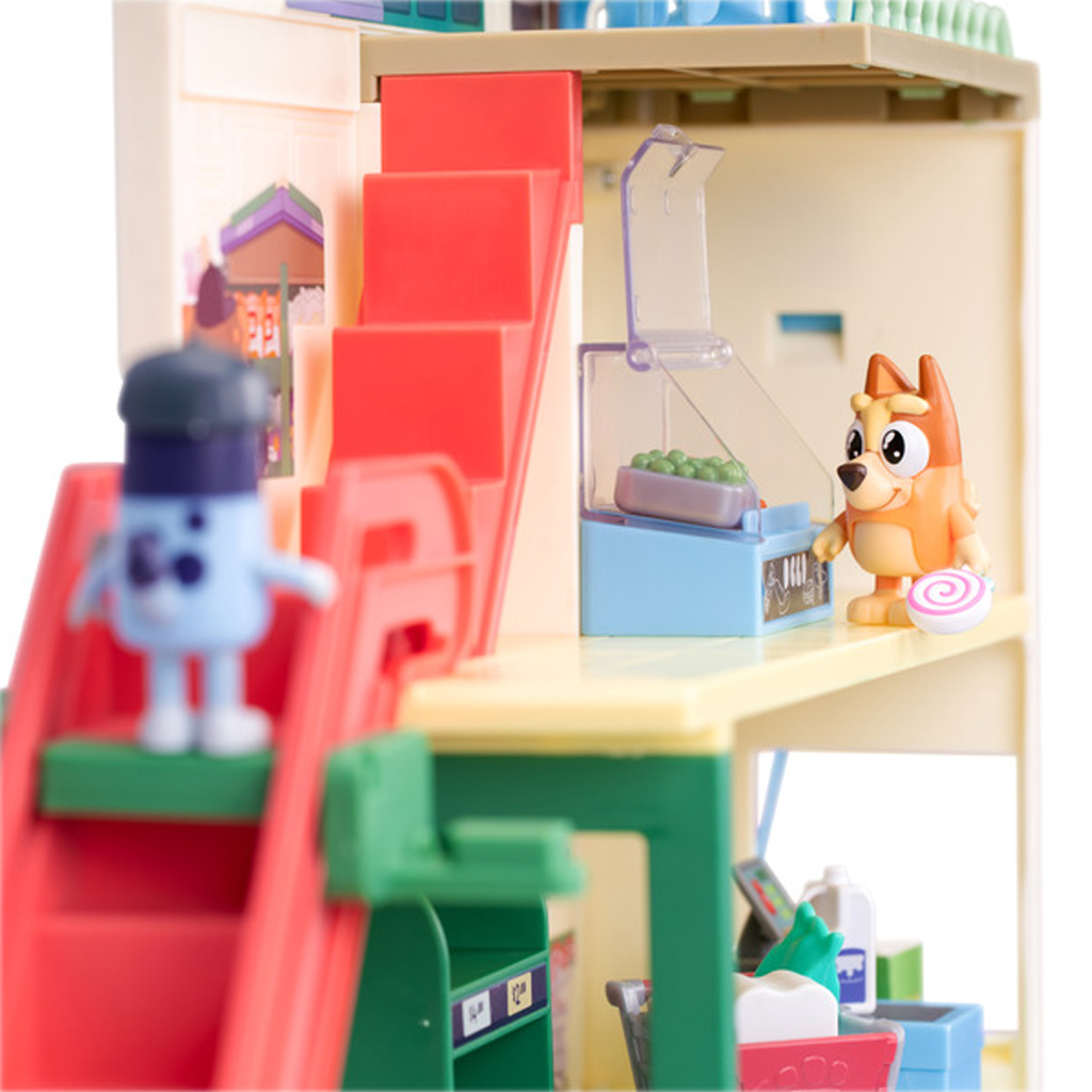 Bluey: Szupermarket nagy játékszett kép 4