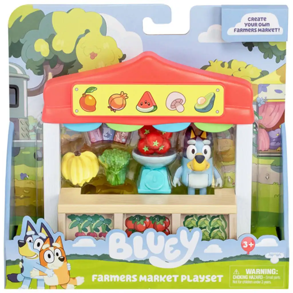 Bluey: Termelői piac Bluey karakter figurával kép 1