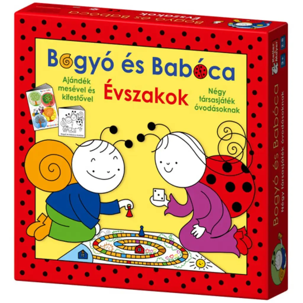 Bogyó és Babóca: Évszakok társasjáték szett kép 1
