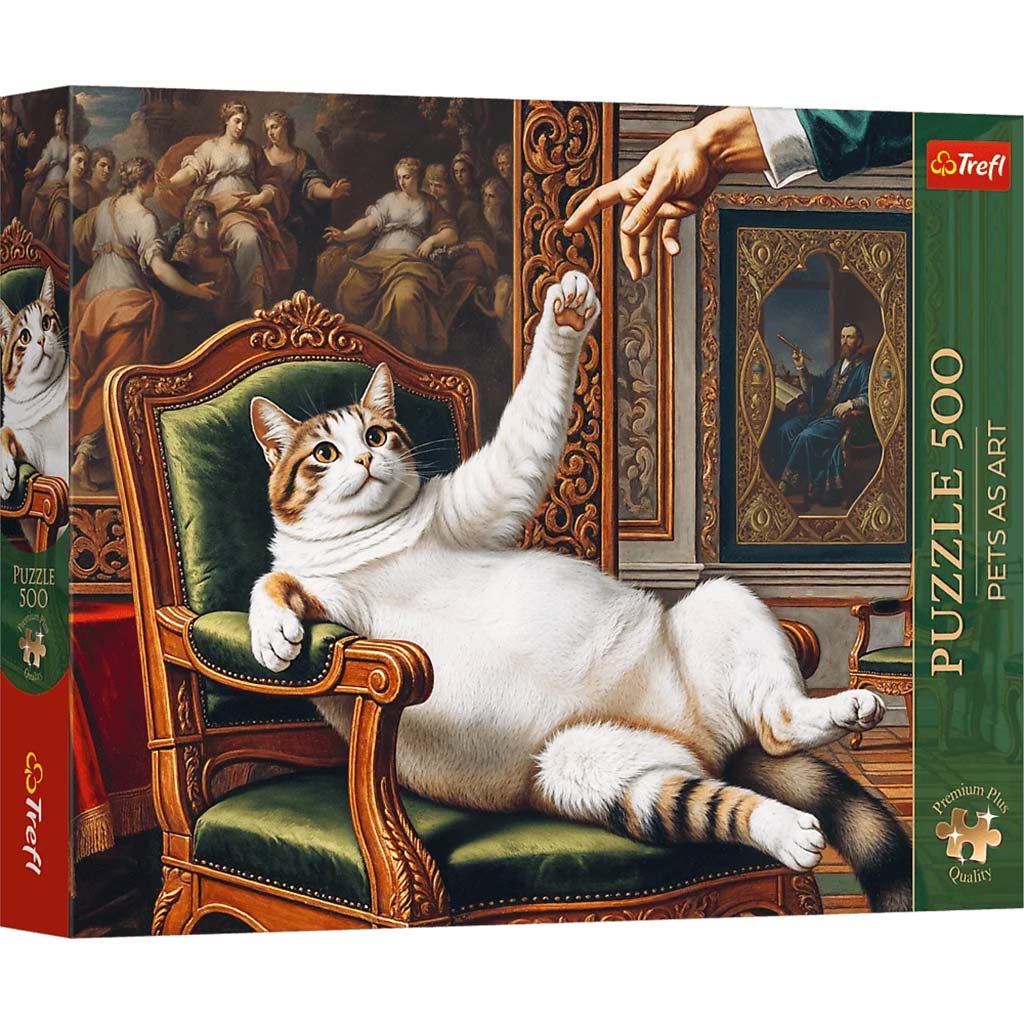 Bolyhos cica 500db-os Prémium plusz puzzle - Trefl kép 1