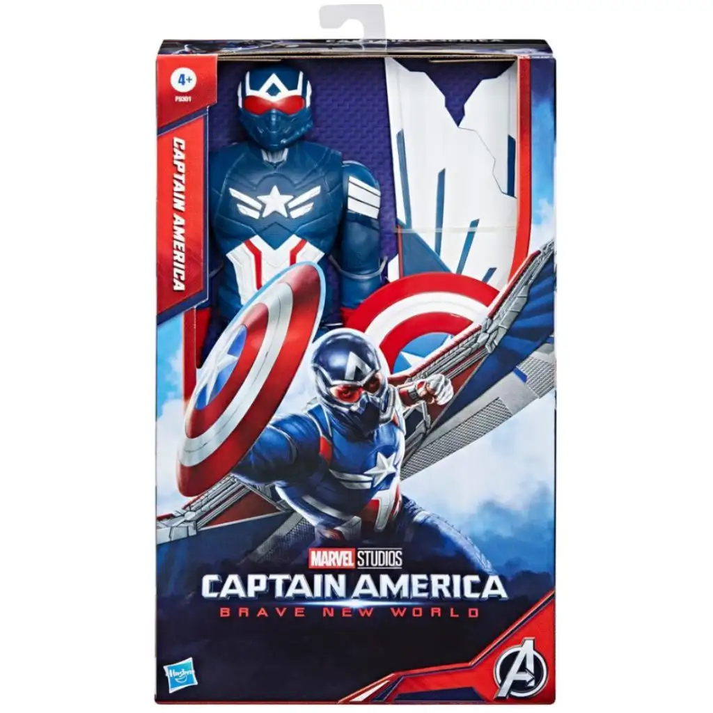 Bosszóállók Titan Hero Maszkos Amerika Kapitány 29cm-es játékfigura - Hasbro kép 1