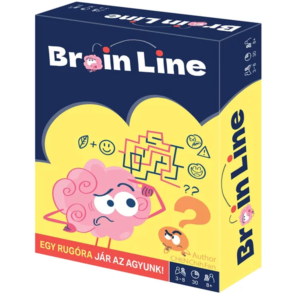 Brain Line – Egy rugóra jár az agyunk! társasjáték kép 1
