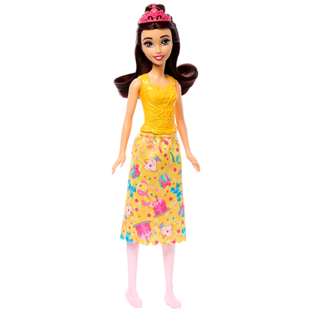 Disney Hercegnők: Party Belle hercegnő baba – Mattel kép 2