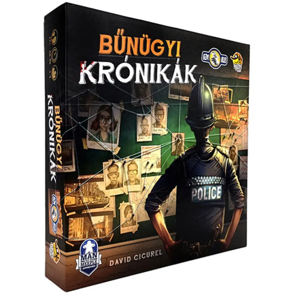 Bűnügyi krónikák társasjáték kép 1