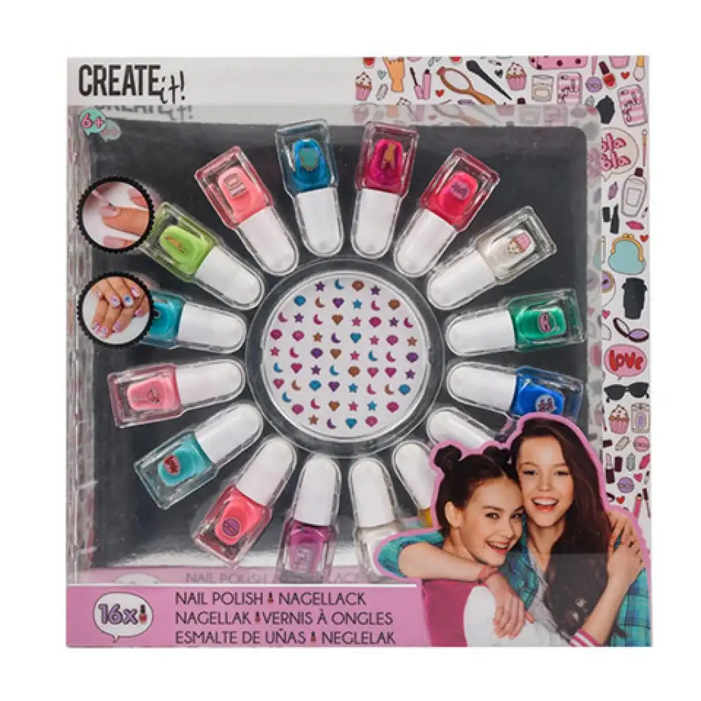 Canenco: Create it! Sellő körömlakk 16db-os szett kép 1