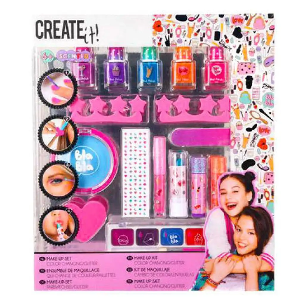 Canenco: Create it! Színváltós, csillámos Make-Up szett kép 1