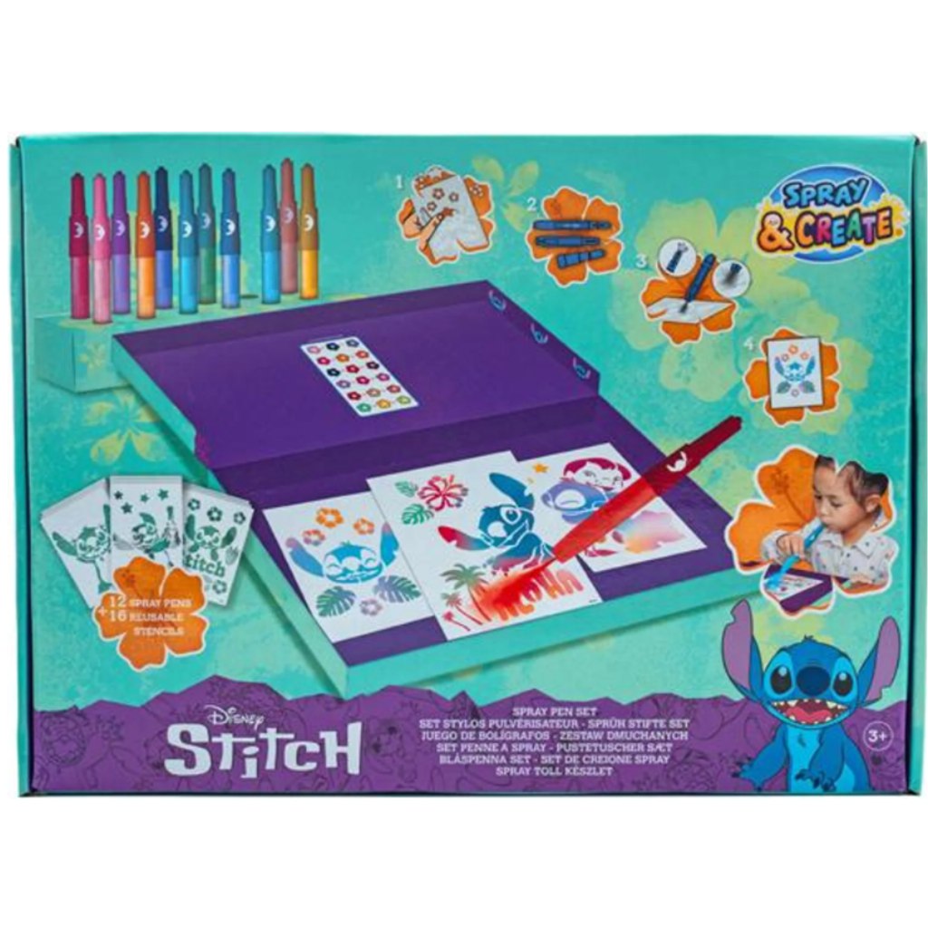 Canenco: Stitch színező szett fújós filctollal kép 1
