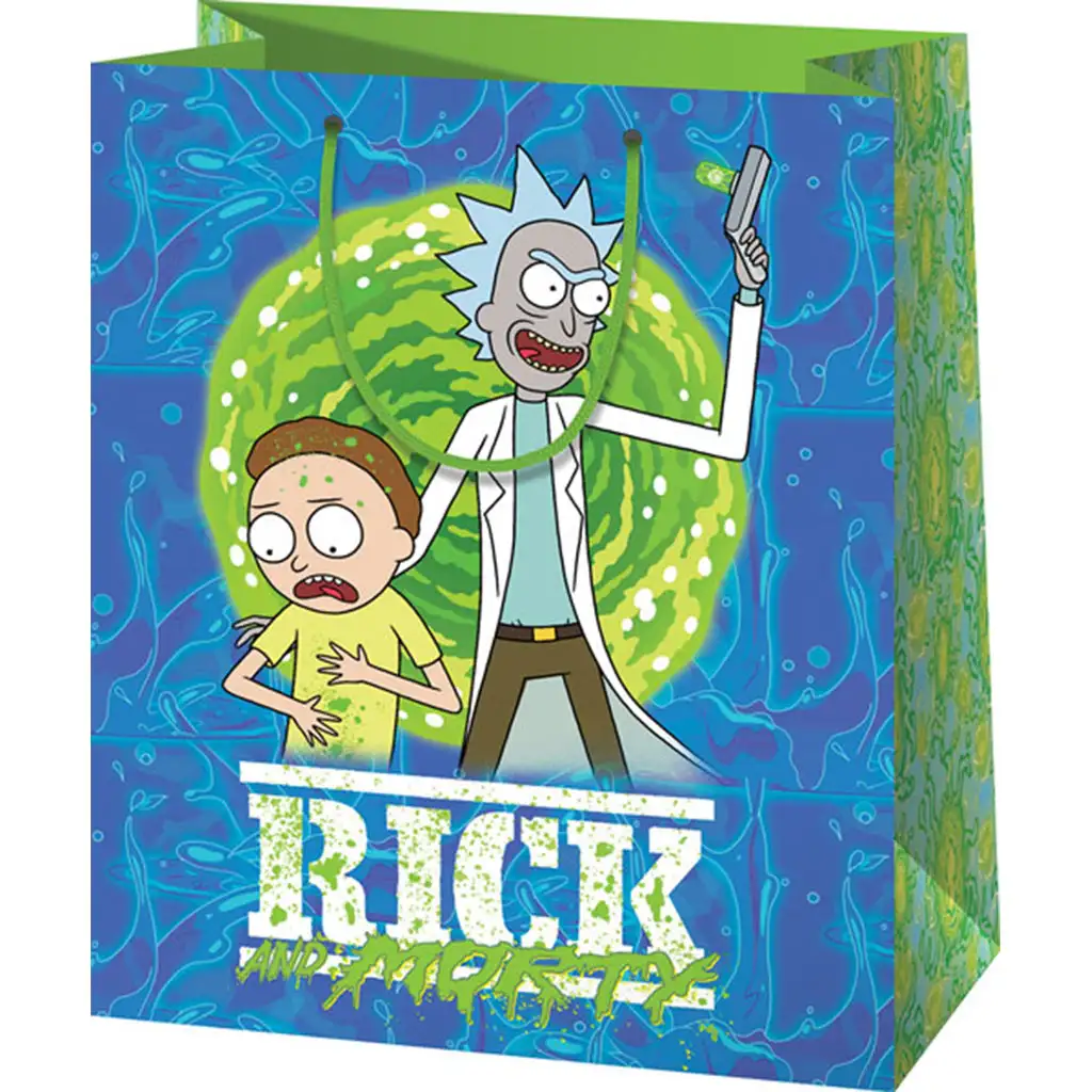 Cardex: Rick és Morty exkluzív közepes ajándéktáska 17x10x23cm kép 1