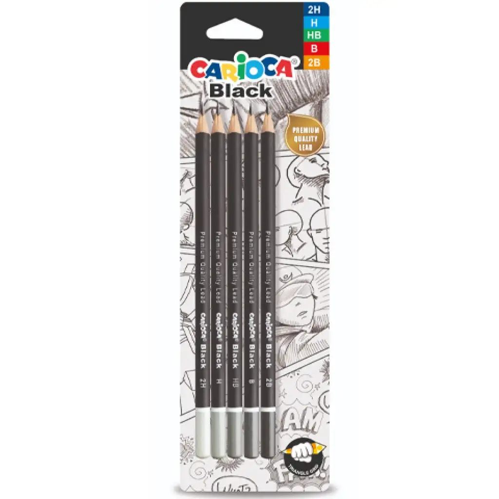 Carioca: Prémium grafit ceruza 5db-os szett kép 1