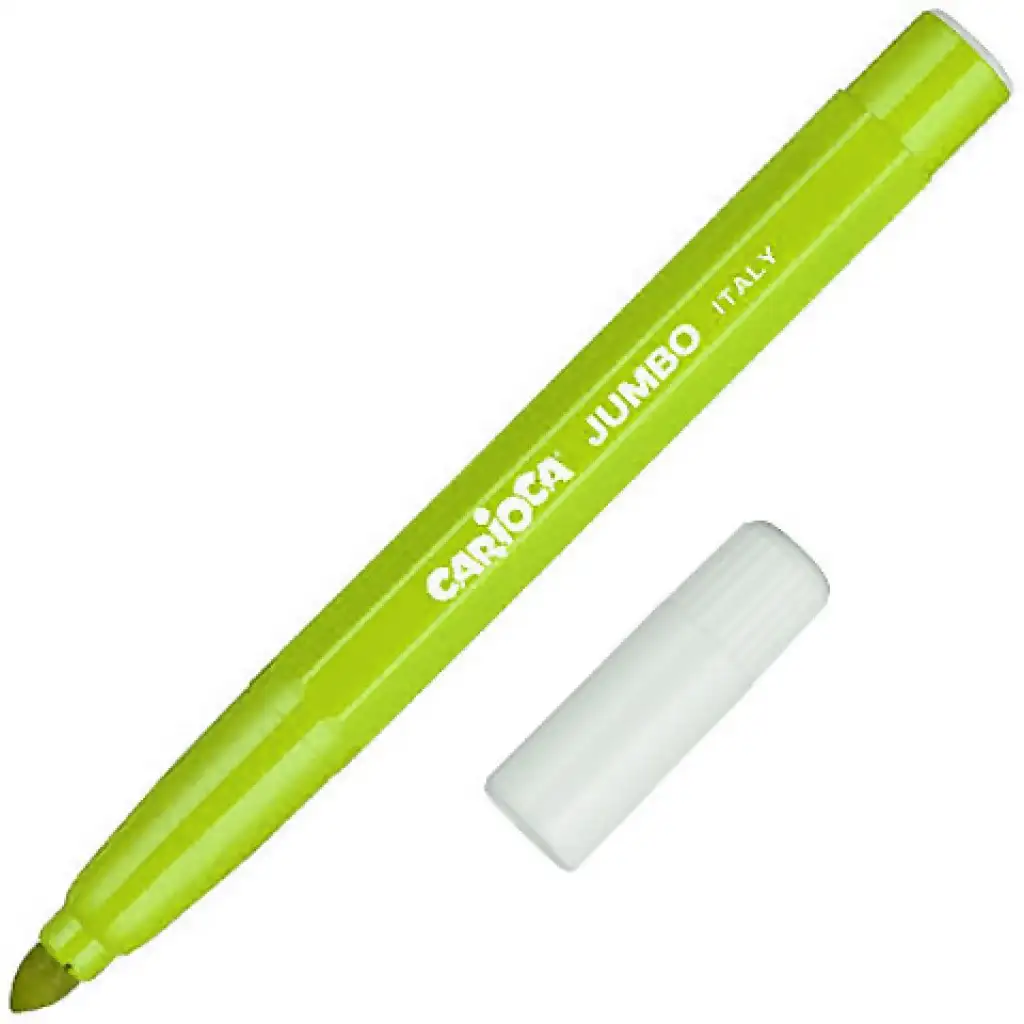 Carioca: Lemosható Jumbo filctoll világos zöld színben 1db kép 1