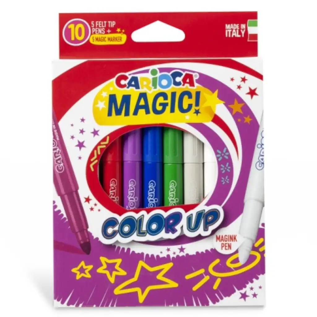 Magic Color Up 10db-os színes filctoll szett - Carioca kép 1