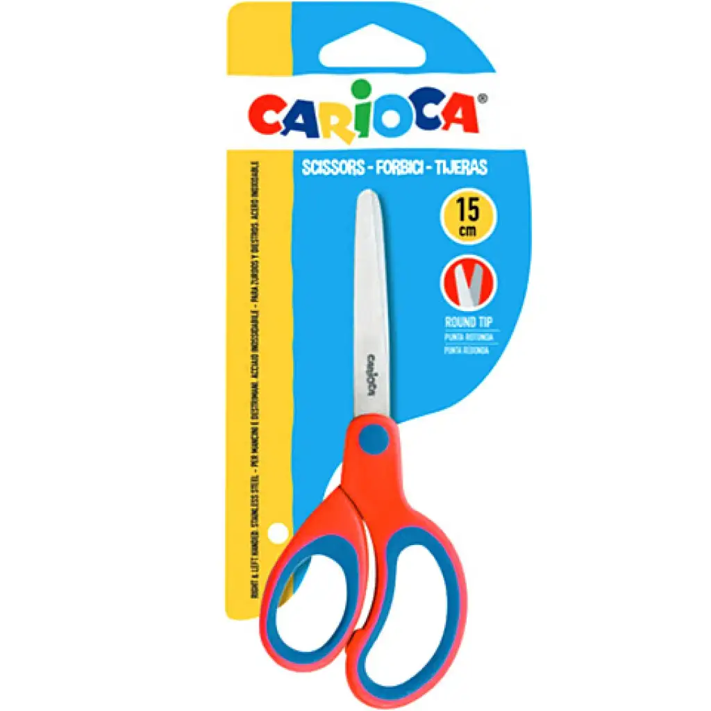 Carioca: Olló kerekített heggyel 15cm kép 1