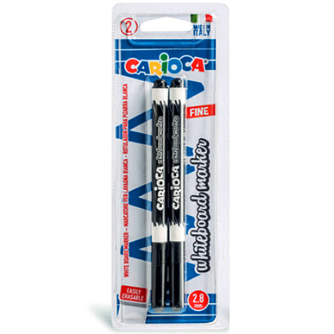 Carioca Whiteboard táblafilc fekete színben 2db kép 1