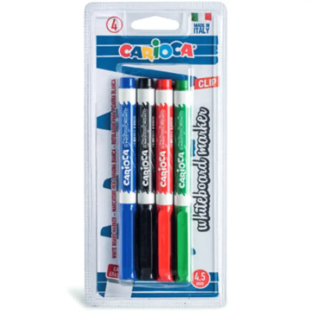 Carioca Whiteboard táblafilc szett 4,5mm 4db-os kép 1
