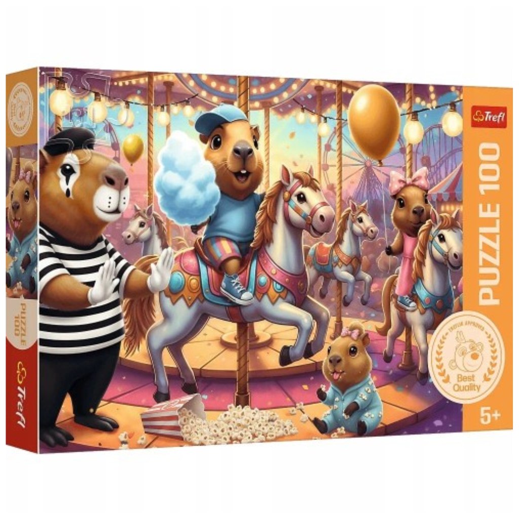 Capybarák vakációja 100 db-os puzzle – Trefl kép 1