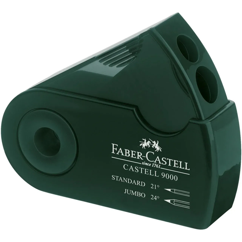 Faber-Castell: Castell 9000 zöld dupla hegyező kép 1