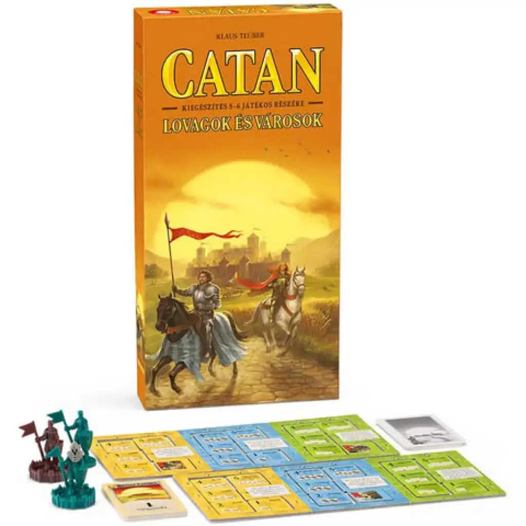 Catan: Lovagok és városok társasjáték kiegészítő 5-6 főre - Piatnik kép 1