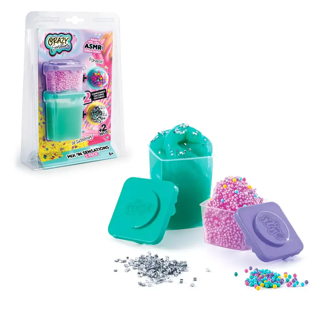 Mix'in Sensations: 2 db-os slime szett kiegészítőkkel kép 1