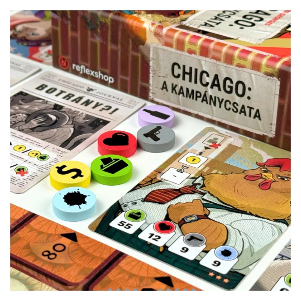 Chicago: A kampánycsata társasjáték kép 4
