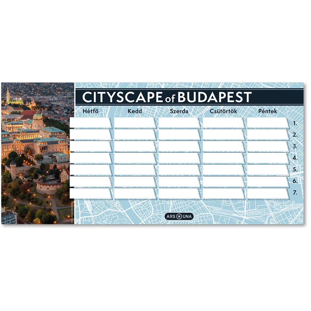 Ars Una: Cityscape egylapos, kétoldalas órarend kép 1