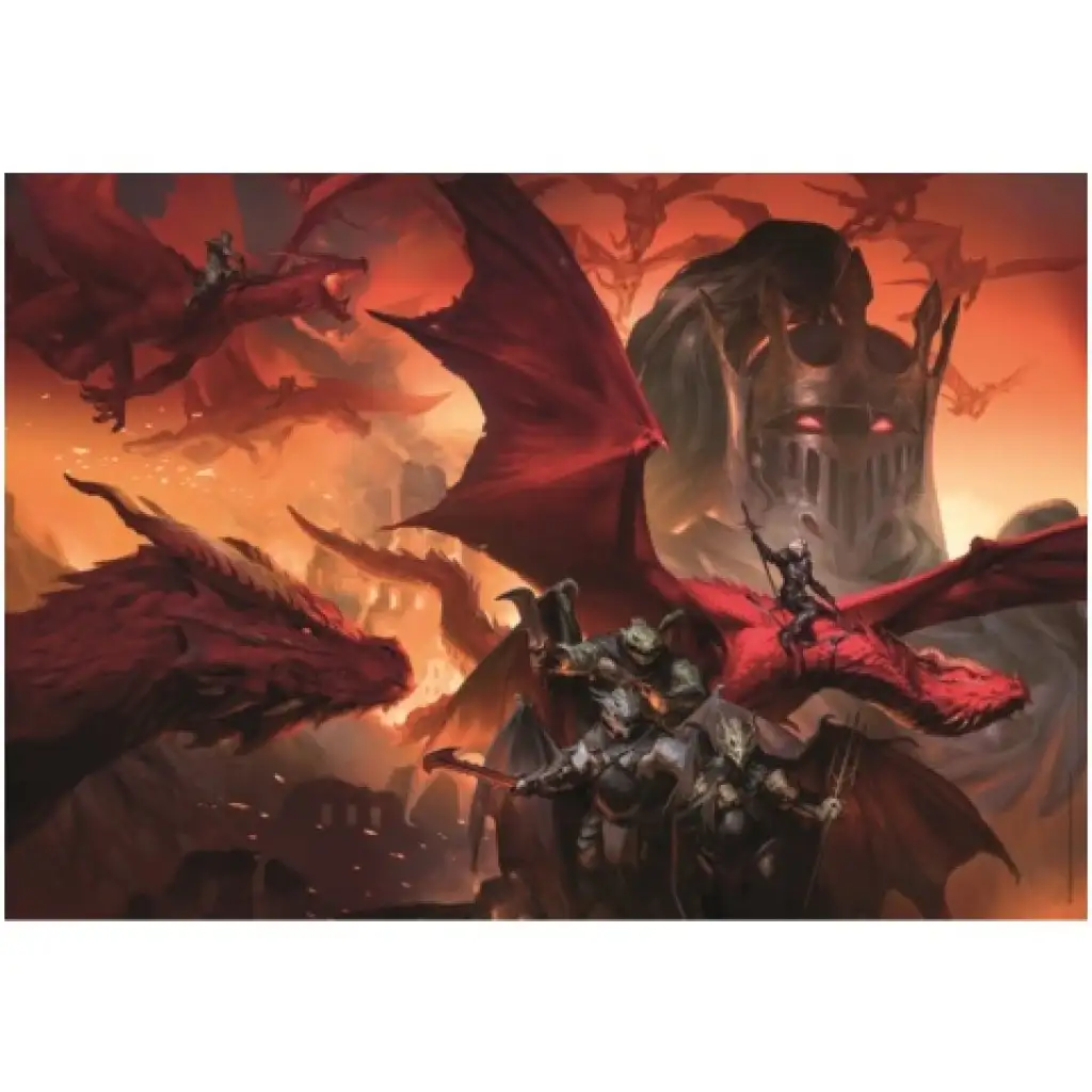 Dungeons & Dragons: Vörös sárkány HQC 1000db-os puzzle - Clementoni kép 2