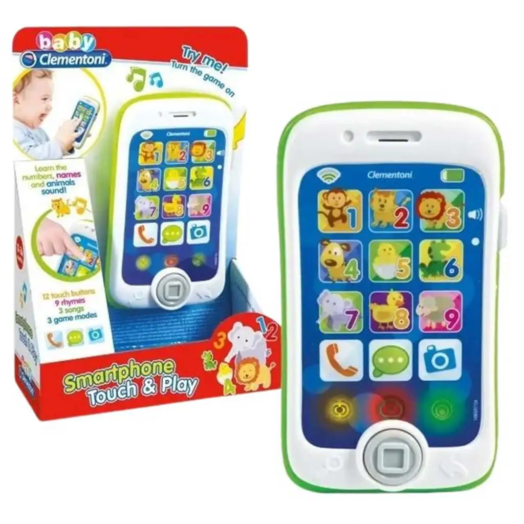 Clementoni Baby: Touch & Play Interaktív okostelefon kép 1