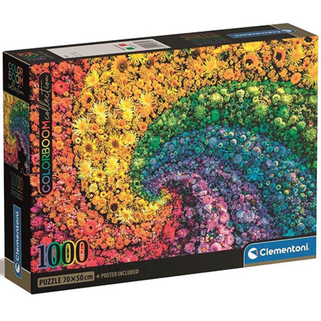 Colorboom Collection: Virágörvény 1000db-os puzzle - Clementoni kép 1