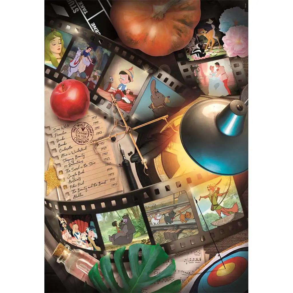 Disney klasszikusok 1000db-os Compact puzzle 50x70cm - Clementoni kép 2