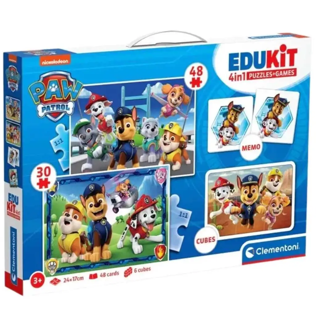Edukit: Mancs Őrjárat 4 az 1-ben játékgyűjtemény - Clementoni kép 1