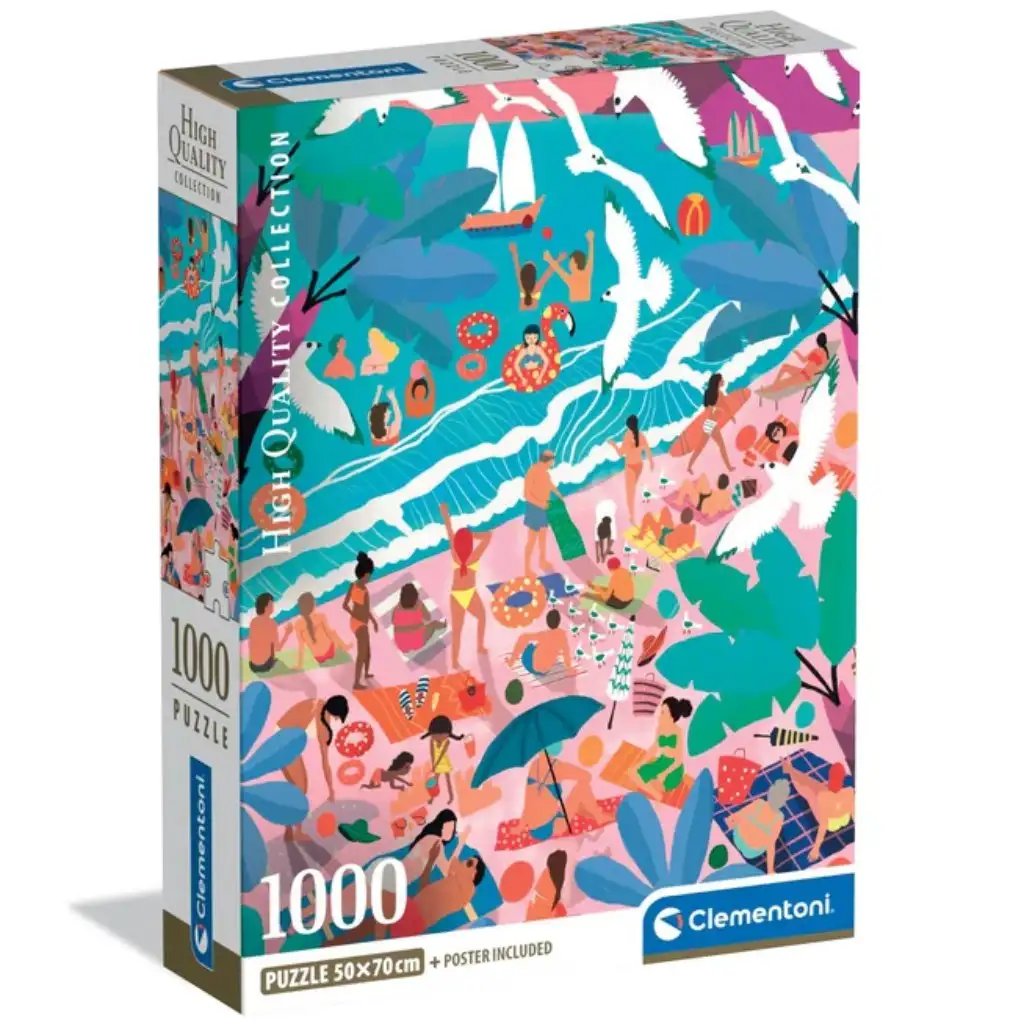 Vasárnap a strandon HQC 1000db-os puzzle - Clementoni kép 1