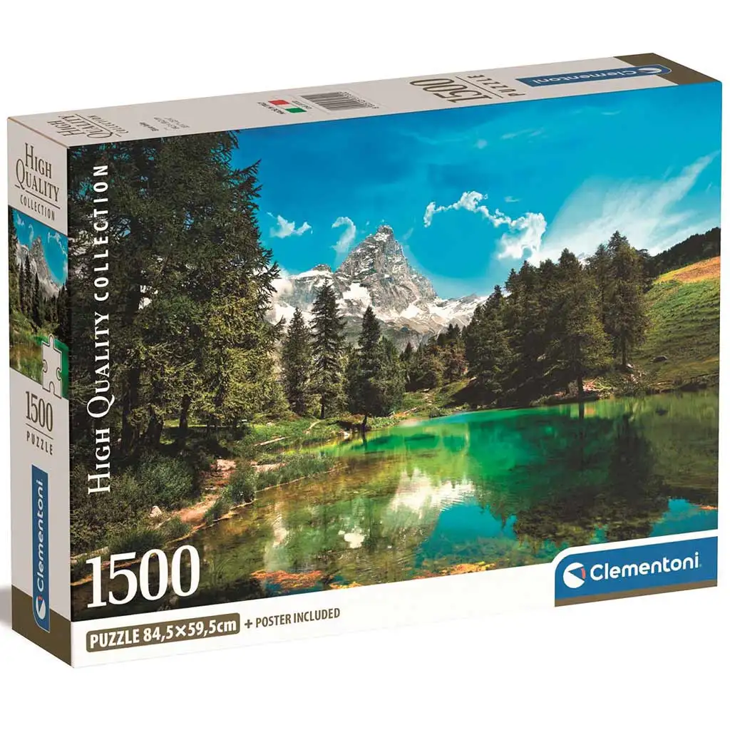 Égszínkék tó 1500db-os HQC puzzle 84,5x59,5cm - Clementoni kép 1