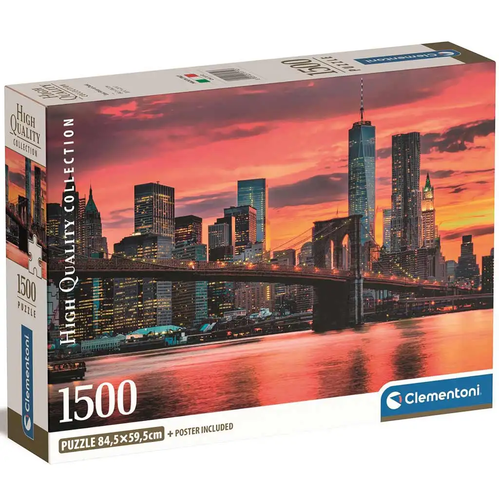 Híd az alkonyatban 1500db-os HQC puzzle 84,5x59,5cm - Clementoni kép 1