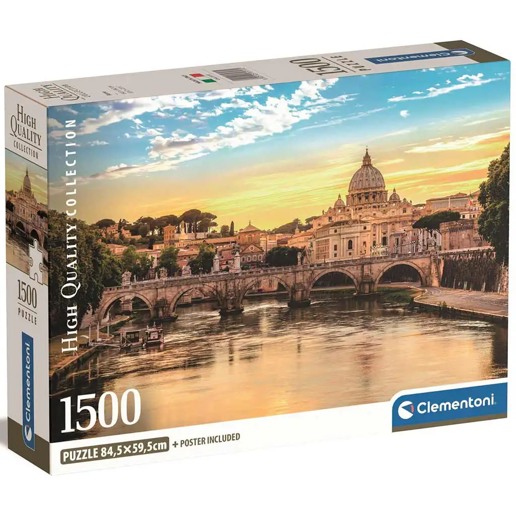 Róma 1500db-os HQC puzzle 84,5x59,5cm - Clementoni kép 1