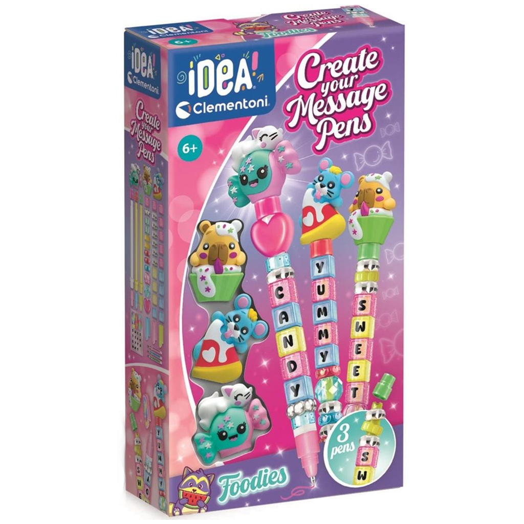 Idea! Ételek üzenetíró tollkészítő szett - Clementoni kép 1