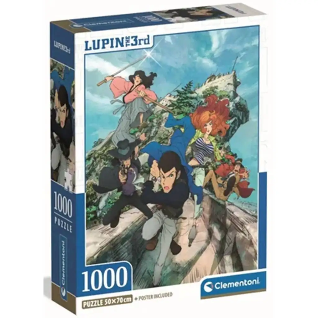 Lupin the 3rd 1000 darabos puzzle - Clementoni kép 1