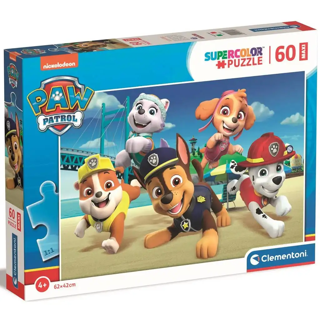 Mancs Őrjárat: Maxi Super Color Puzzle 60 darabos - Clementoni kép 1