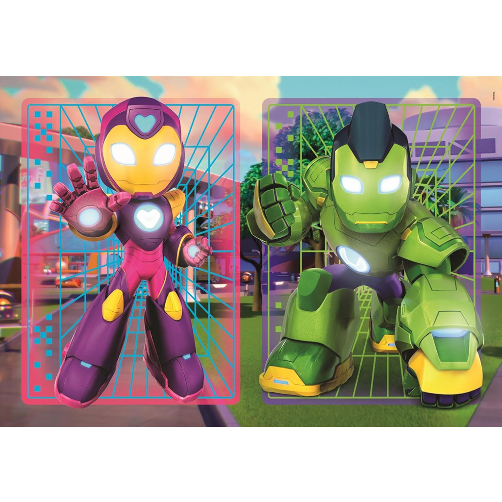 Vasember csodálatos barátai 2x20db-os Supercolor puzzle - Clementoni kép 3