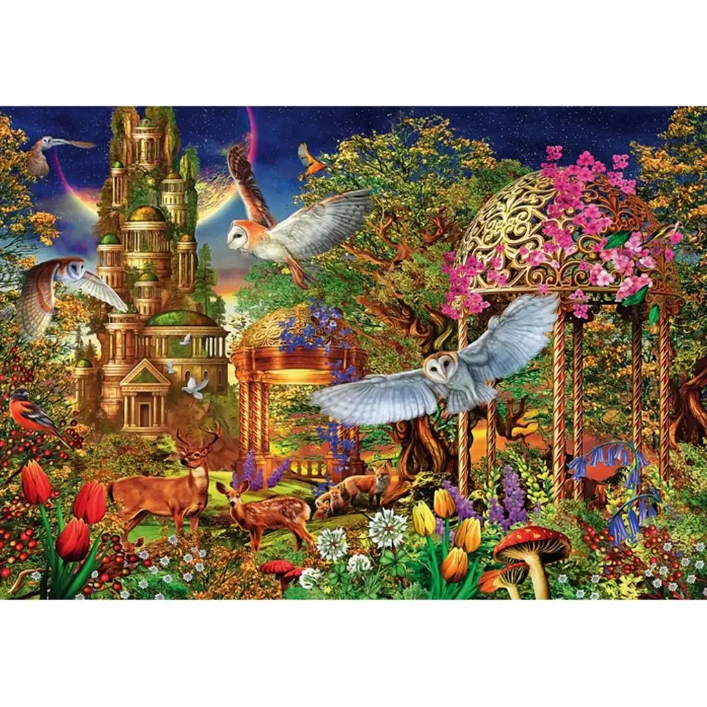 Erdei fantáziakert 1500db-os HQC kompakt puzzle - Clementoni kép 2