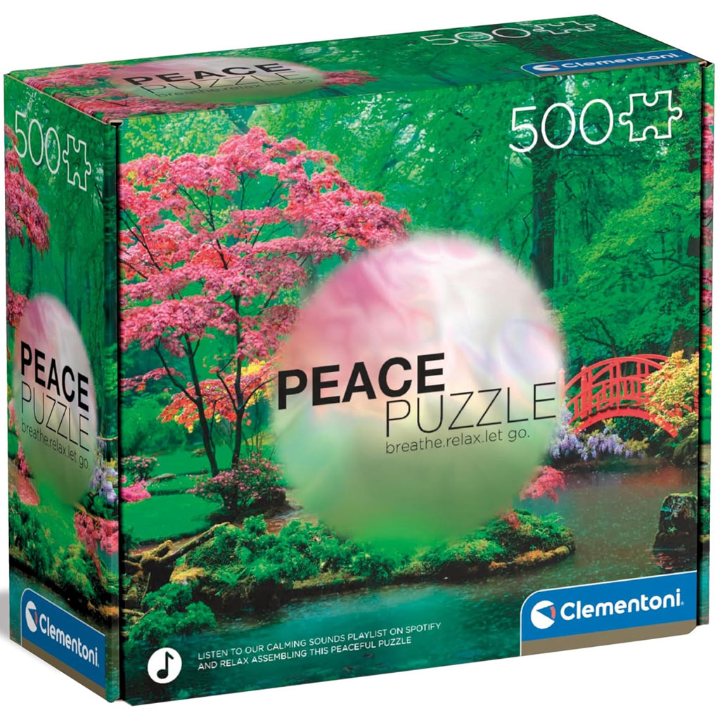 Peace puzzle: Nyugtató esőcseppek 500db-os puzzle - Clementoni kép 1