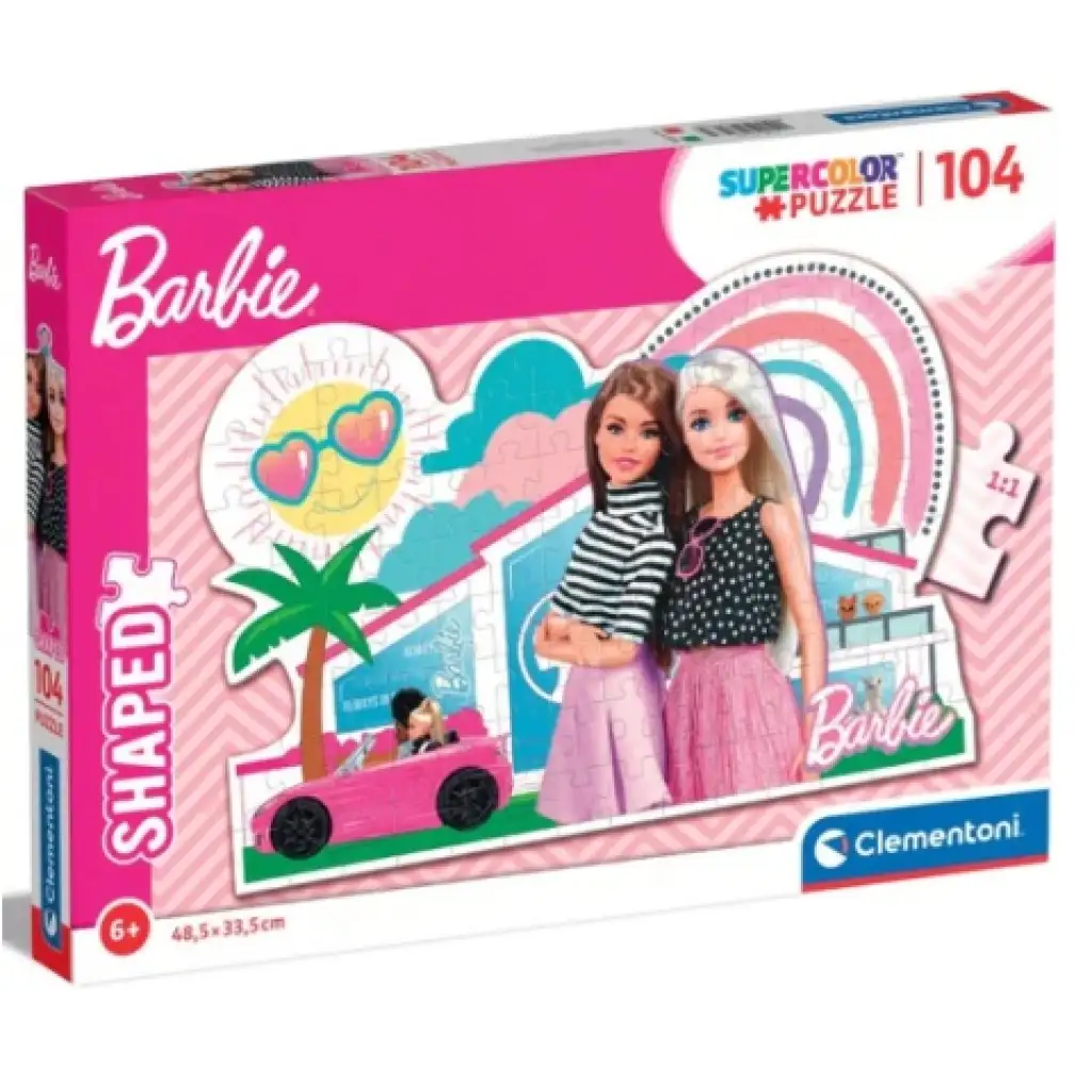 Barbie nyaralója Supercolor 104db-os puzzle - Clementoni kép 1