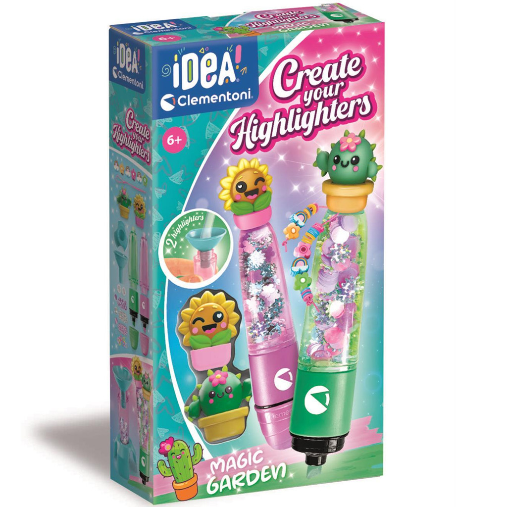 Idea! Magic garden szövegkiemelő készítő szett - Clementoni kép 1