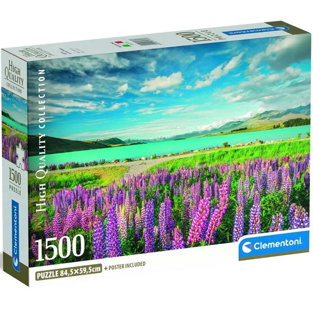 Tekapo-tó Új-Zéland HQC 1500 darabos puzzle - Clementoni kép 1