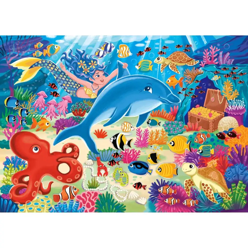 Tenger alatti kalandok 30db-os supercolor puzzle - Clementoni kép 2