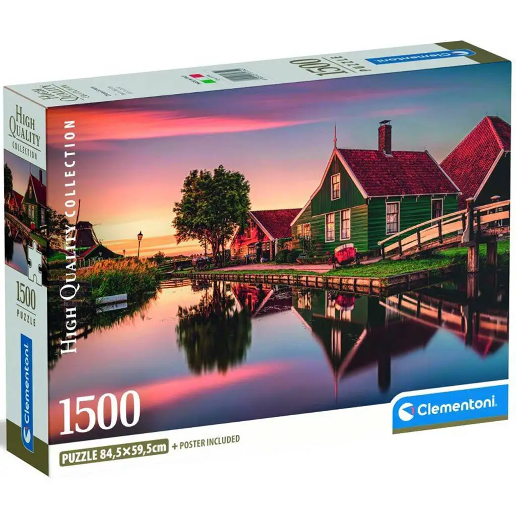 Zaanse Schans HQC 1500 darabos puzzle - Clementoni kép 1