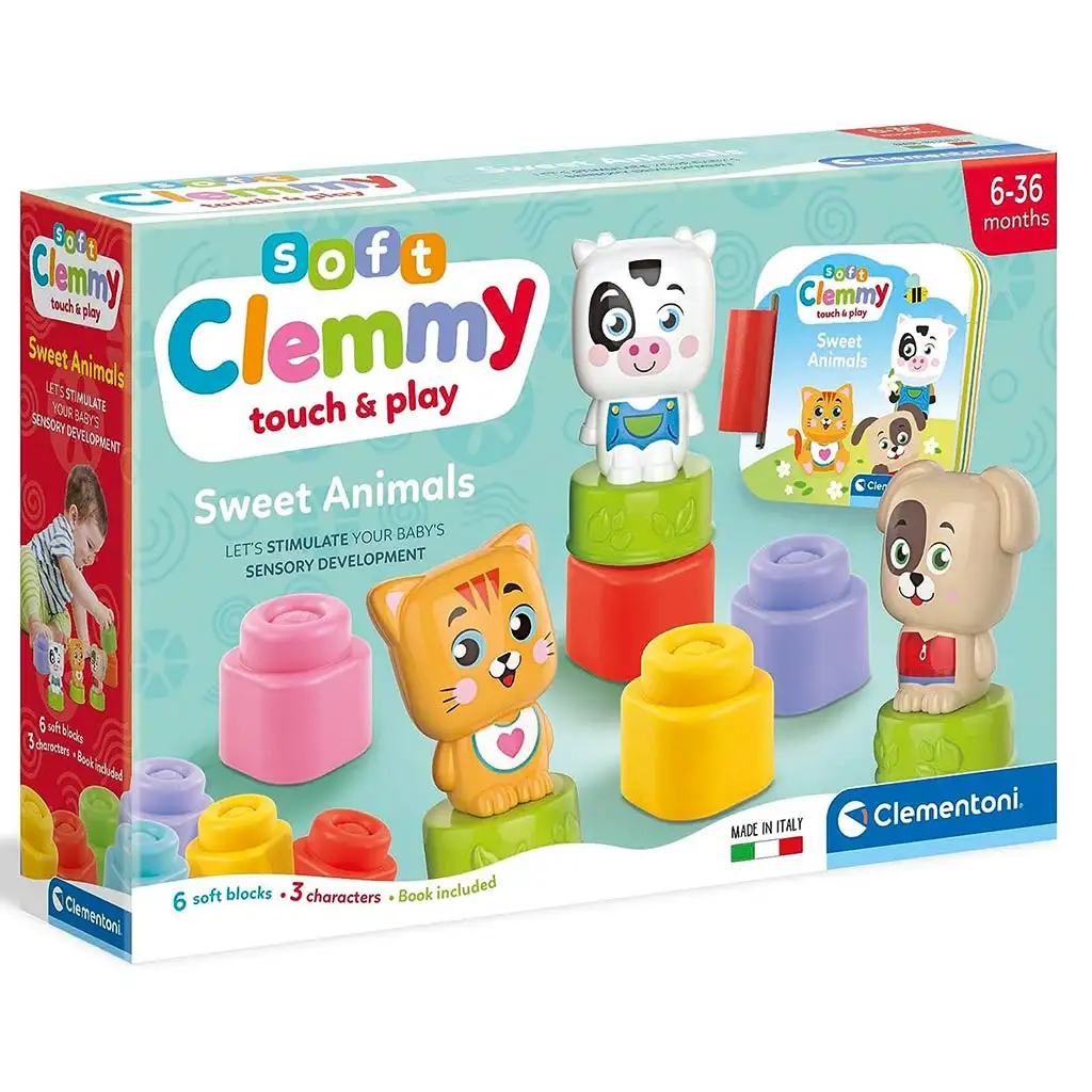 Clemmy Puha édes állatkák játékszett - Clementoni kép 1