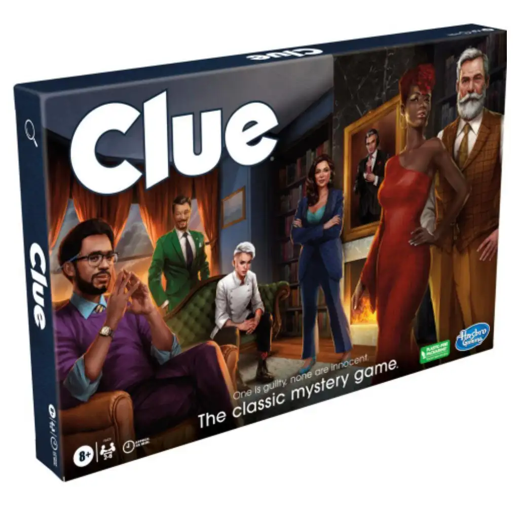 Cluedo - Klasszikus bűnügyi detektív társasjáték - Hasbro kép 1