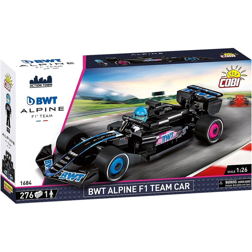 COBI: BWT Alpine F1 Team Car versenyautó építőjáték (1684) kép 1