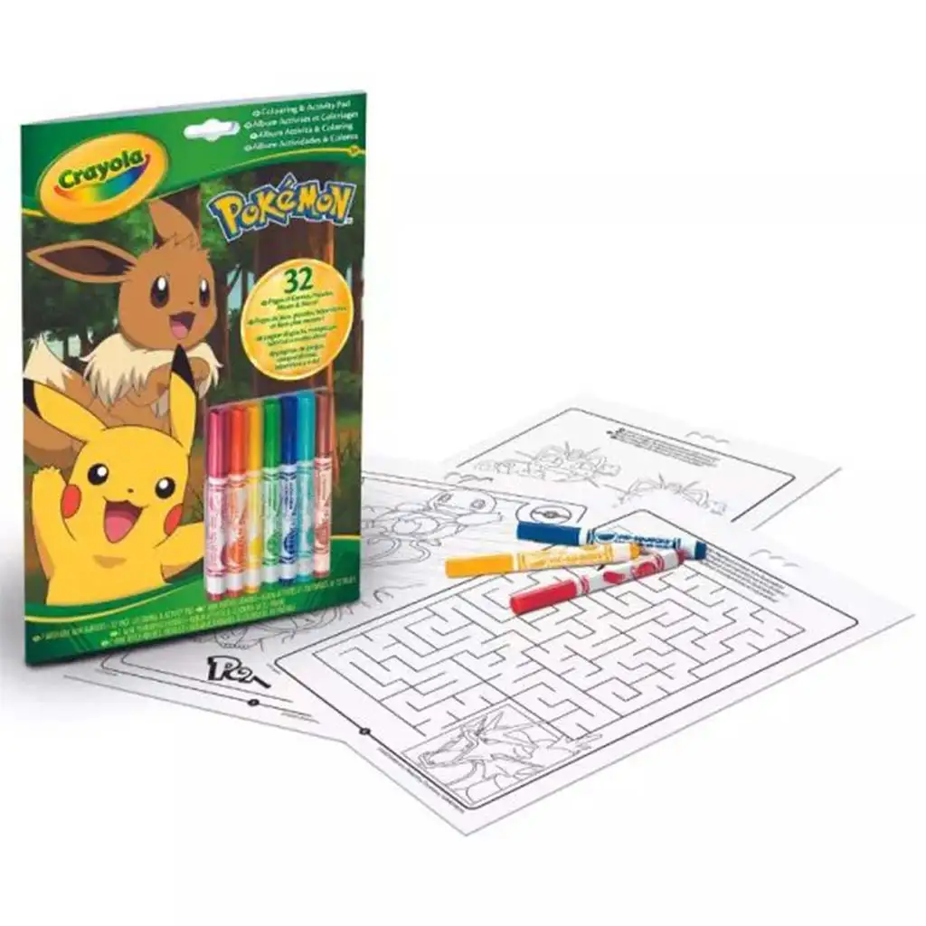 Crayola: Color & Activity - Pokémon foglalkoztató kép 1