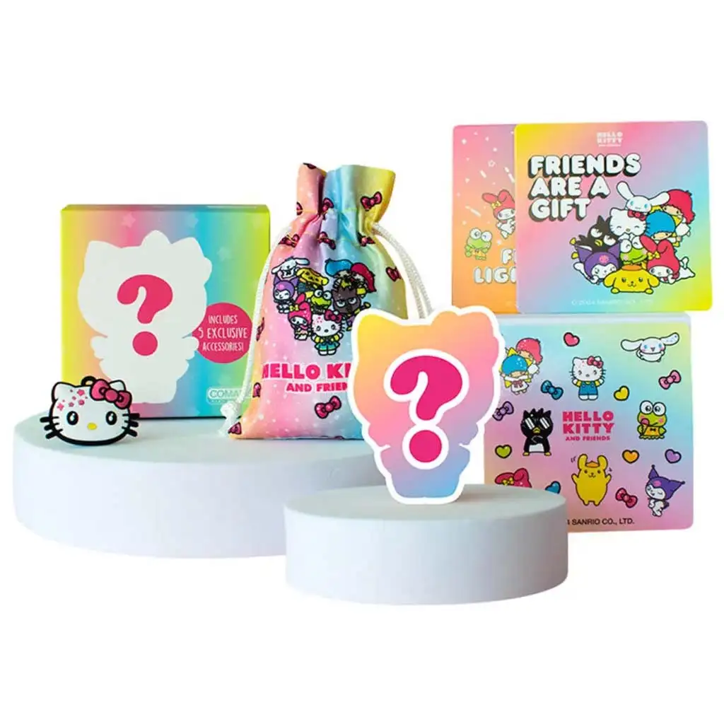 Hello Kitty Meglepetésdoboz figurával és matricákkal kép 1